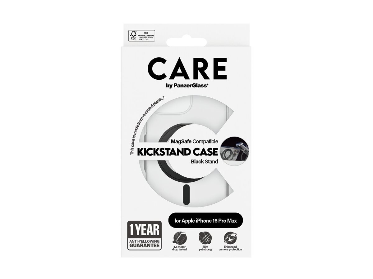 CARE Back cover | Apple | iPhone 16 Pro Max | Recycled plastic | Transparent - Image 4