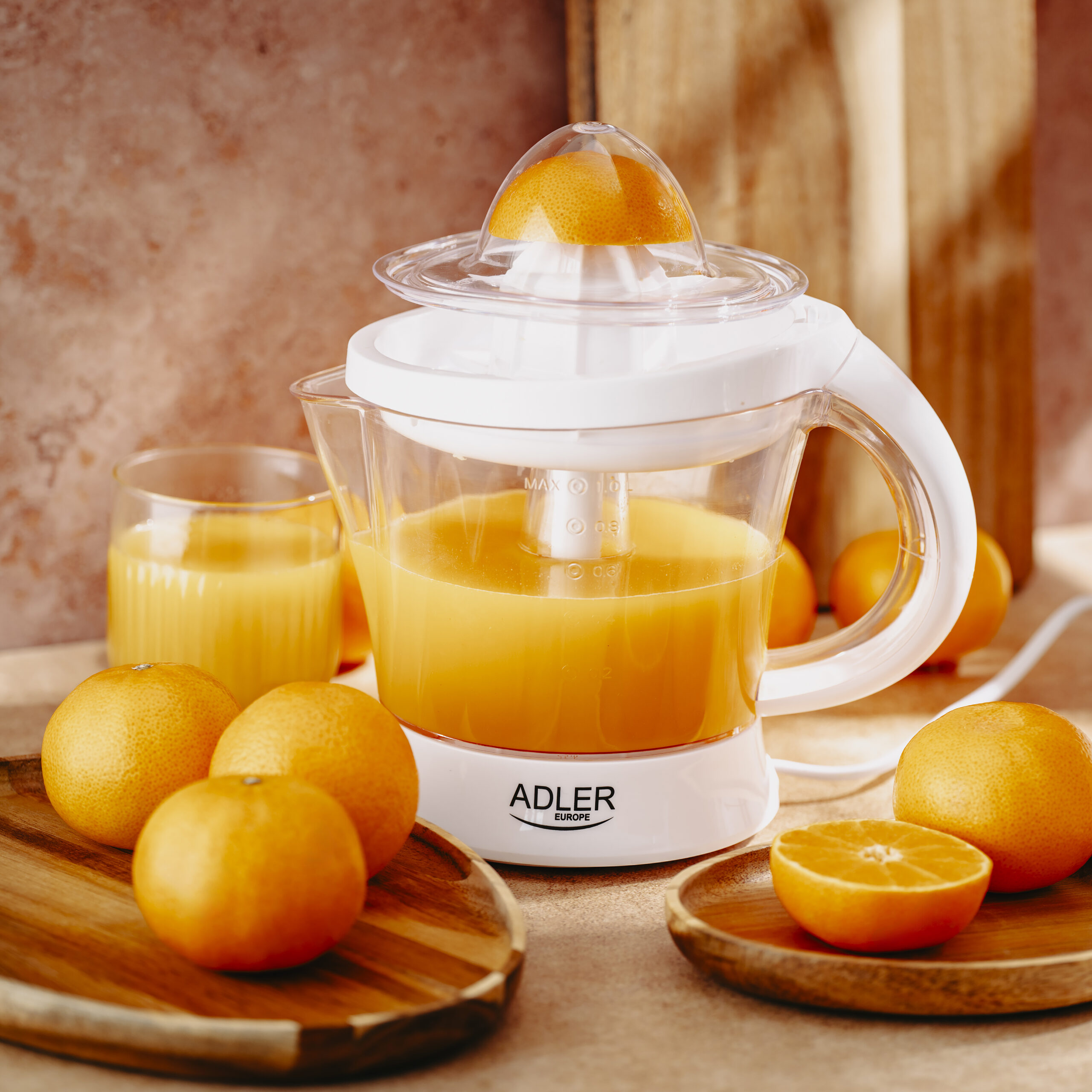 Adler Citrus Juicer | AD 4014 | Type Citrus juicer | White | 40 W | Number of speeds 1 - Image 8