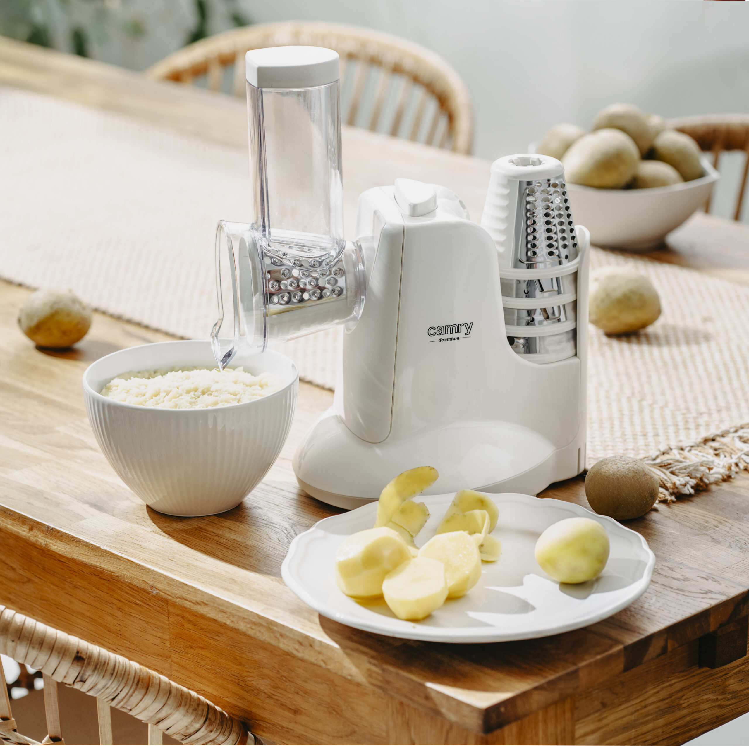 Camry | Vegetable slicer | CR 4816 | White | 150 W - Image 9