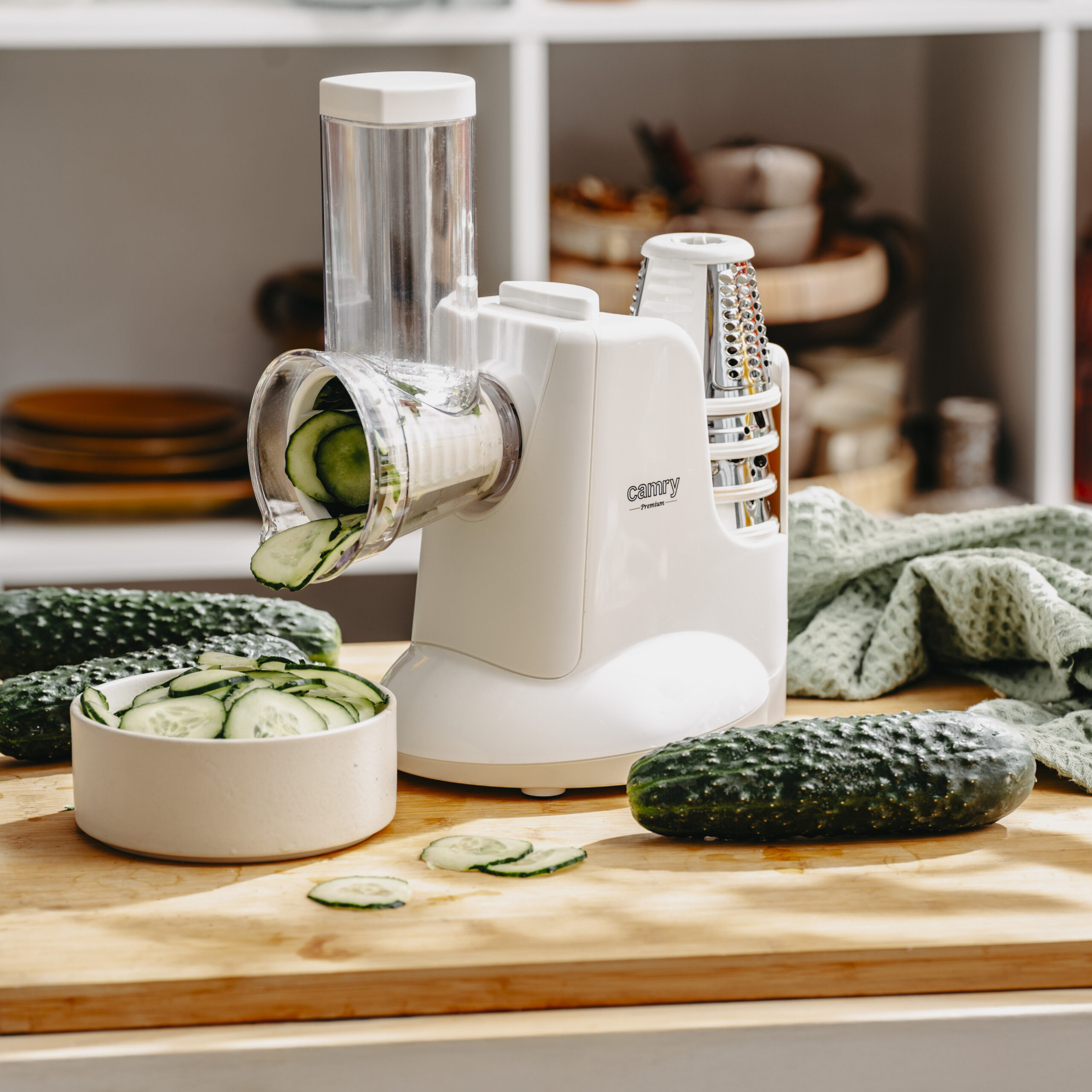 Camry | Vegetable slicer | CR 4816 | White | 150 W - Image 10