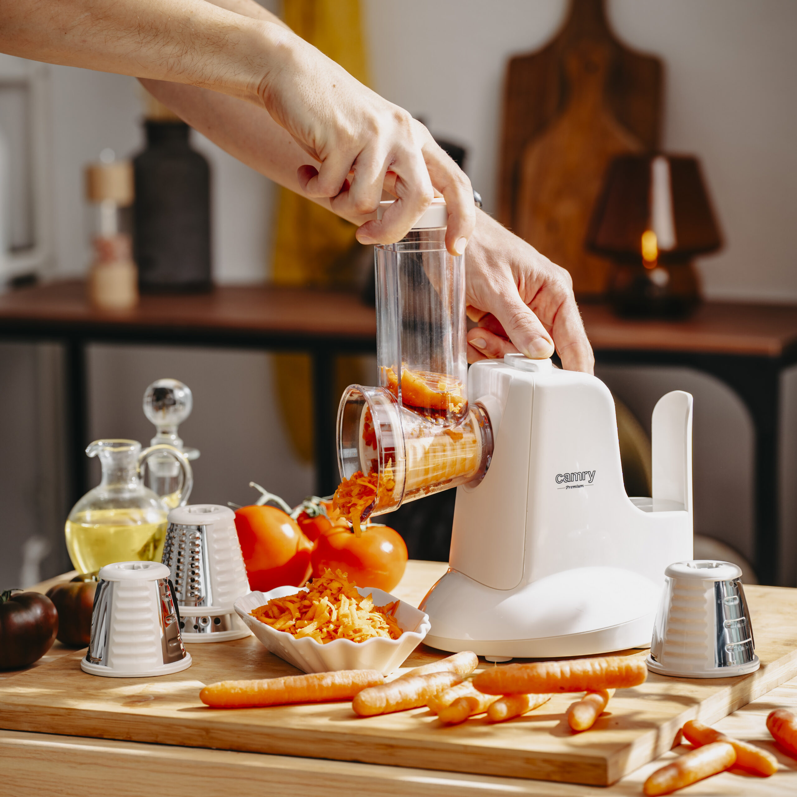 Camry | Vegetable slicer | CR 4816 | White | 150 W - Image 11