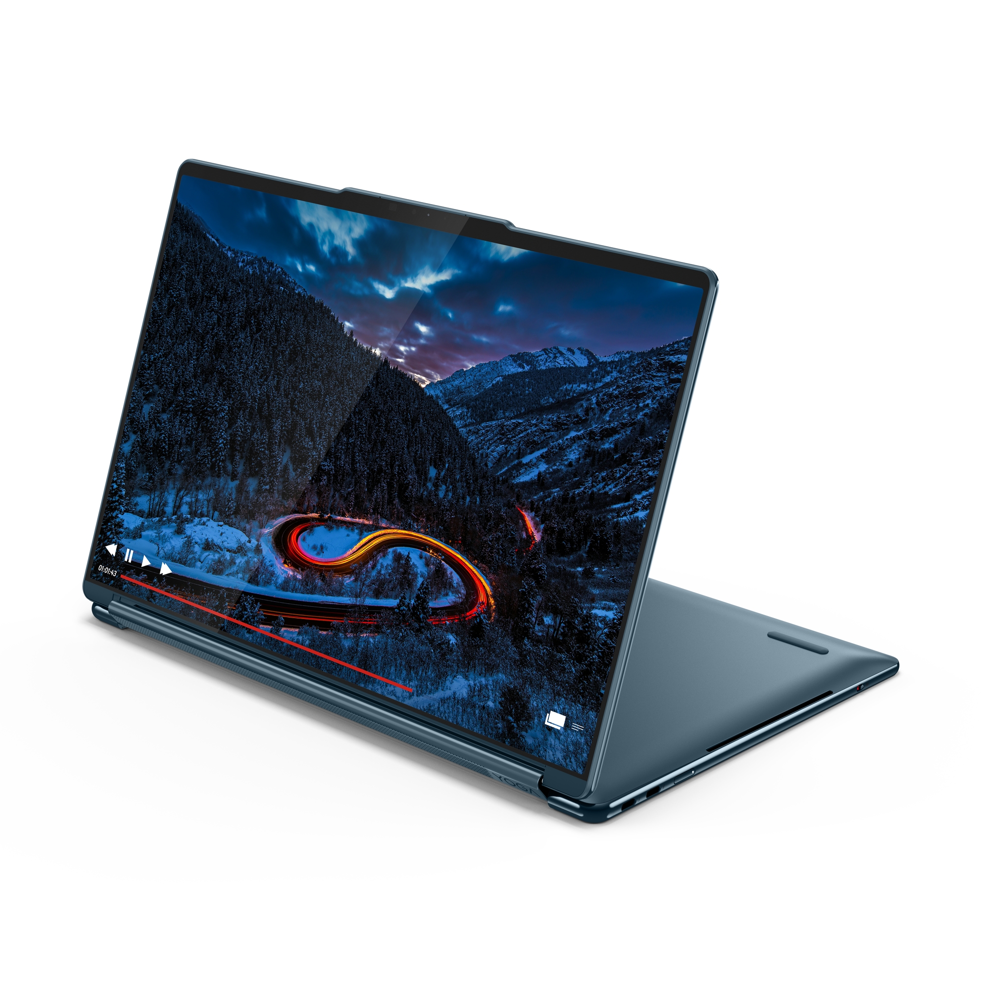 Lenovo Yoga Book 9 14IAH10 | Tidal Teal | 2x14 " | OLED | Touchscreen | 2.8K WQXGA+ | 2880 x 1800 pixels | Intel Core Ultra 7 | 255H | 32 GB | Soldered LPDDR5x | Solid-state drive capacity 1000 GB | Intel Arc 140T GPU | Windows 11 Pro | 802.11be | Bluetooth version 5.4 | Keyboard language English | Keyboard backlit | Warranty 24 month(s) | Battery warranty 12 month(s) - Image 47