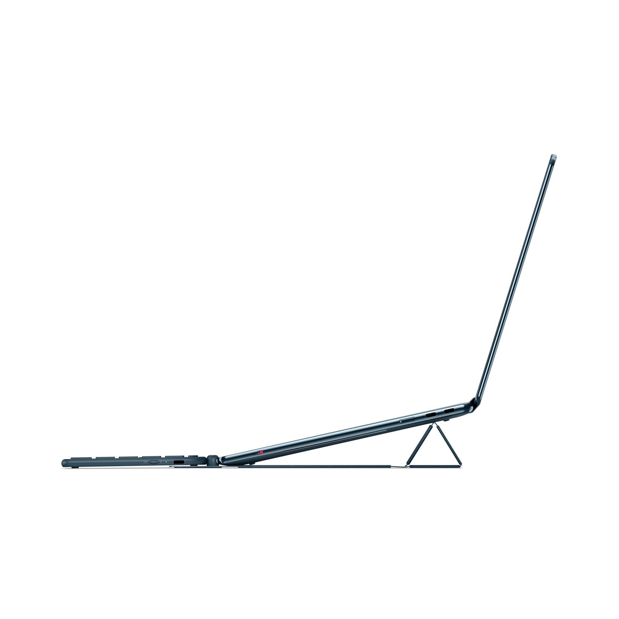 Lenovo Yoga Book 9 14IAH10 | Tidal Teal | 2x14 " | OLED | Touchscreen | 2.8K WQXGA+ | 2880 x 1800 pixels | Intel Core Ultra 7 | 255H | 32 GB | Soldered LPDDR5x | Solid-state drive capacity 1000 GB | Intel Arc 140T GPU | Windows 11 Pro | 802.11be | Bluetooth version 5.4 | Keyboard language English | Keyboard backlit | Warranty 24 month(s) | Battery warranty 12 month(s) - Image 53