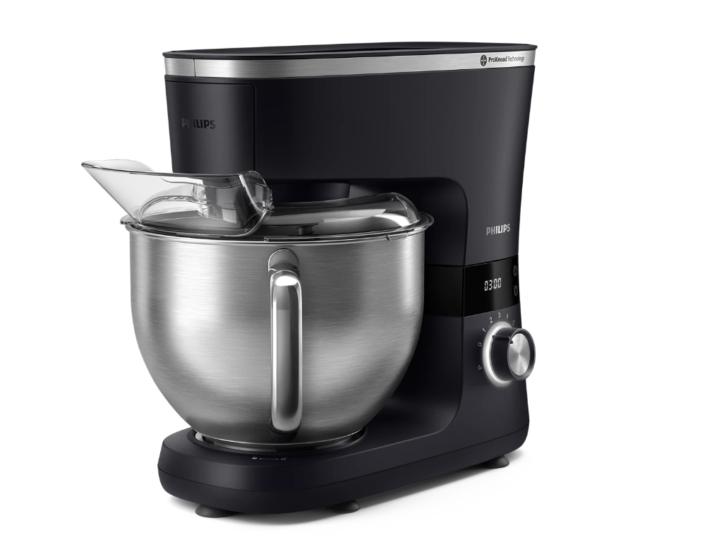 Philips Kitchen Machine with Mix | HR7962/21 7000 Series | 1000 W | Number of speeds 8 | Bowl capacity 5.5 L | Black - Image 2