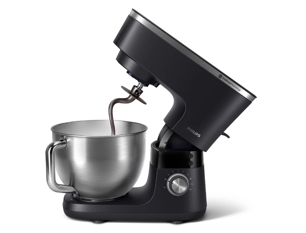 Philips Kitchen Machine with Mix | HR7962/21 7000 Series | 1000 W | Number of speeds 8 | Bowl capacity 5.5 L | Black - Image 4