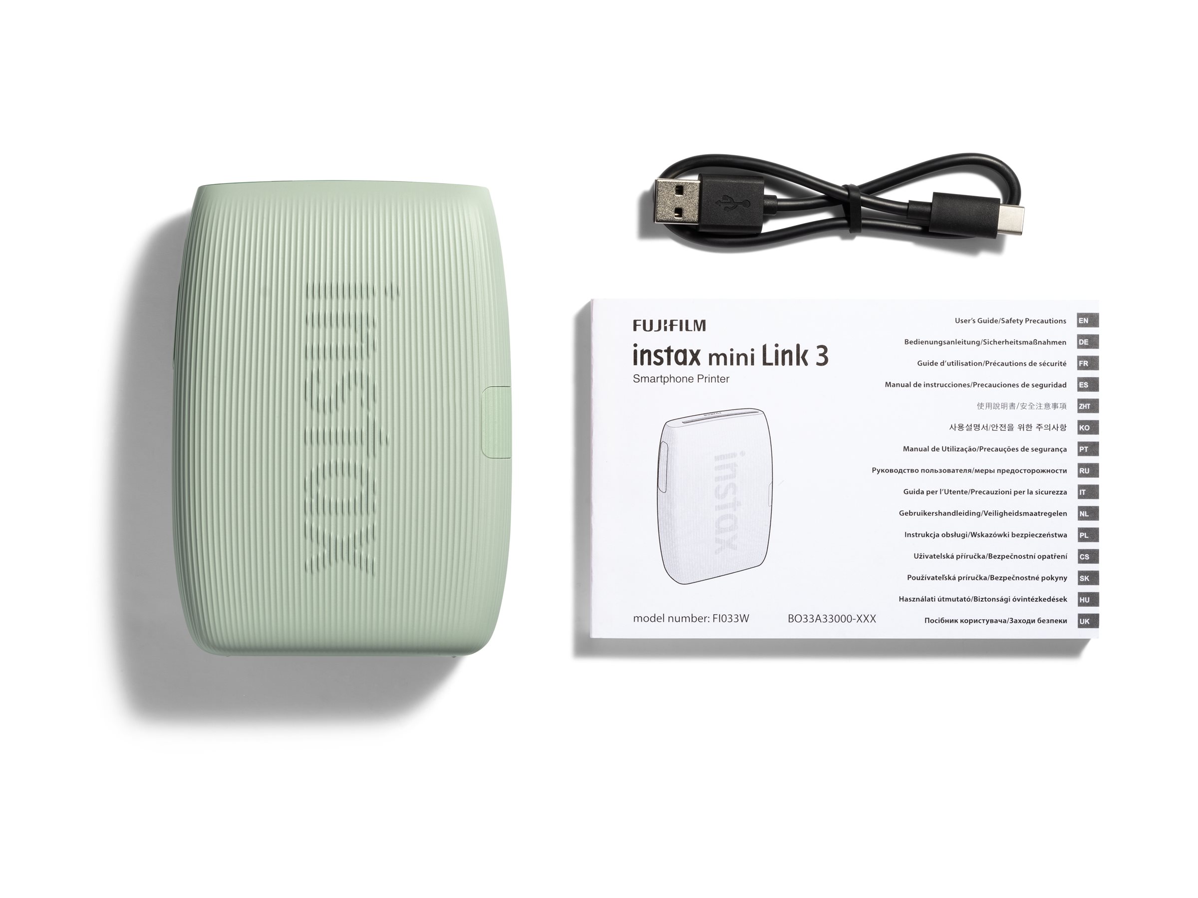 Fujifilm | instax mini Link 3 | Colour | ZINK Zero-Ink | Photo Printer | Sage Green - Image 17