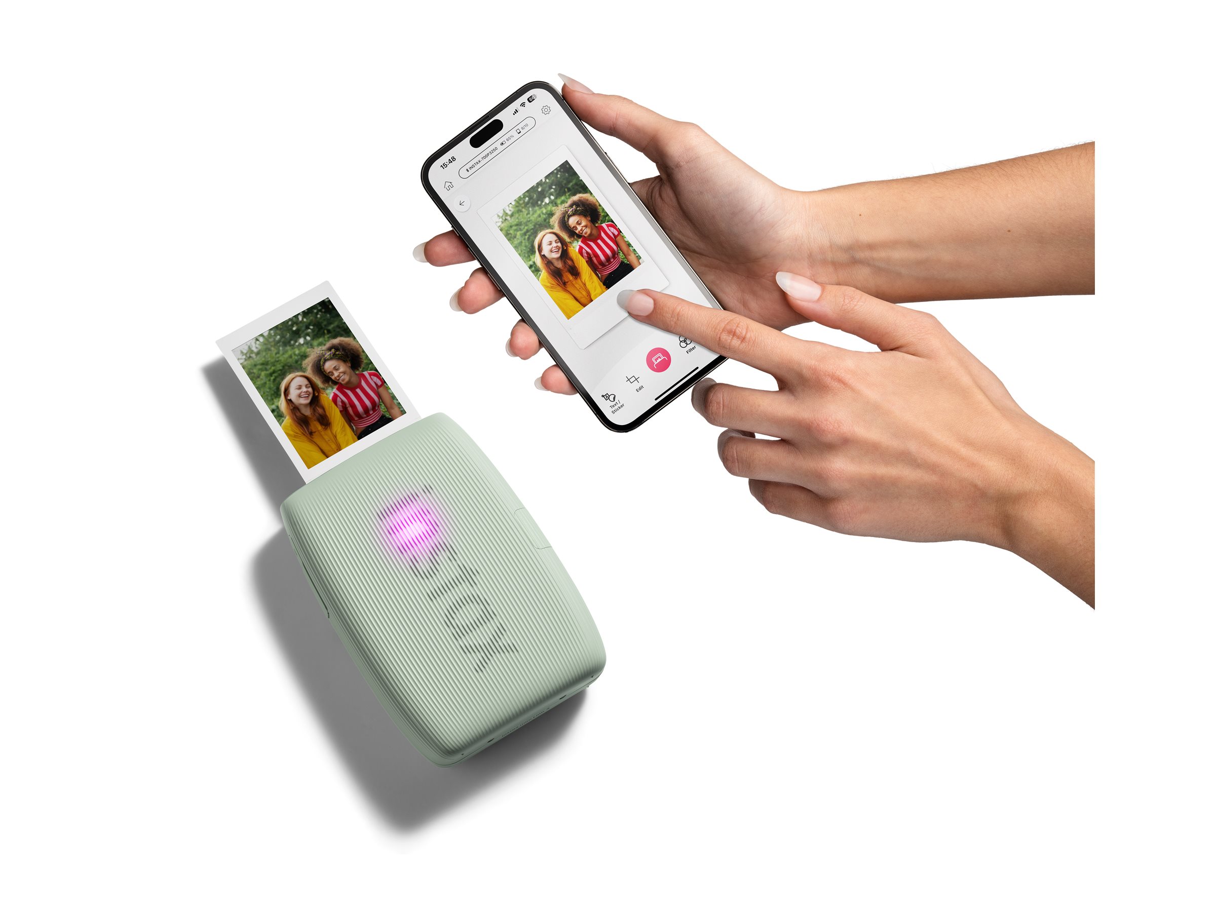 Fujifilm | instax mini Link 3 | Colour | ZINK Zero-Ink | Photo Printer | Sage Green - Image 20