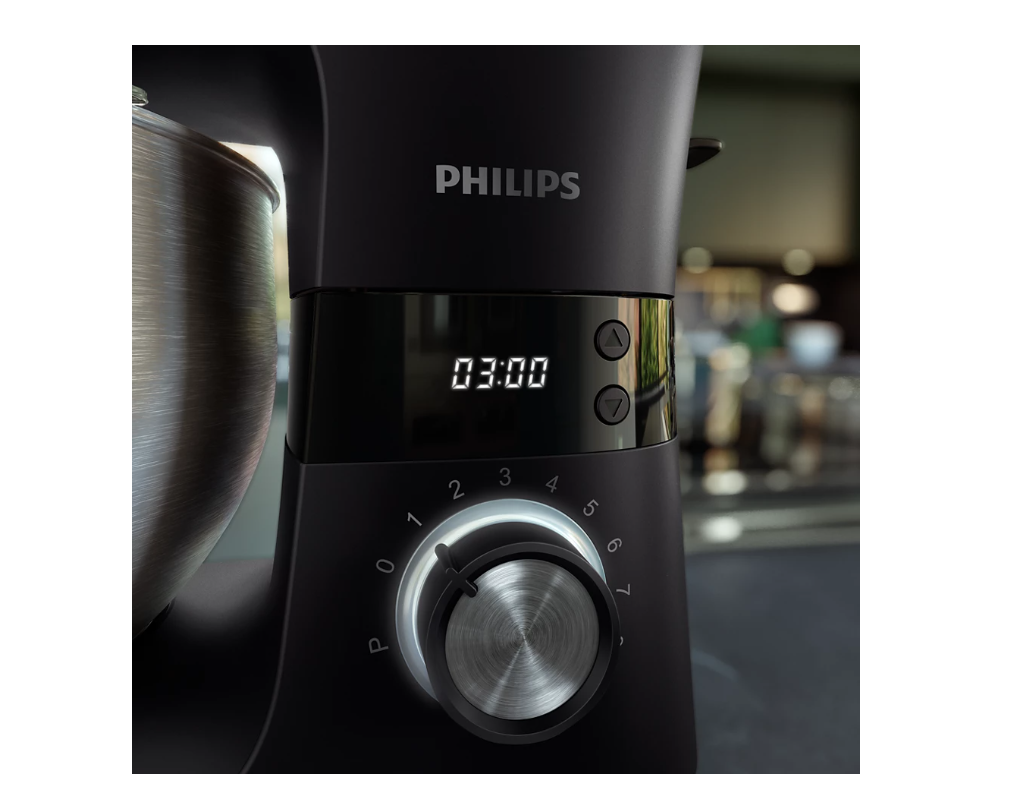 Philips Kitchen Machine with Mix | HR7962/21 7000 Series | 1000 W | Number of speeds 8 | Bowl capacity 5.5 L | Black - Image 5
