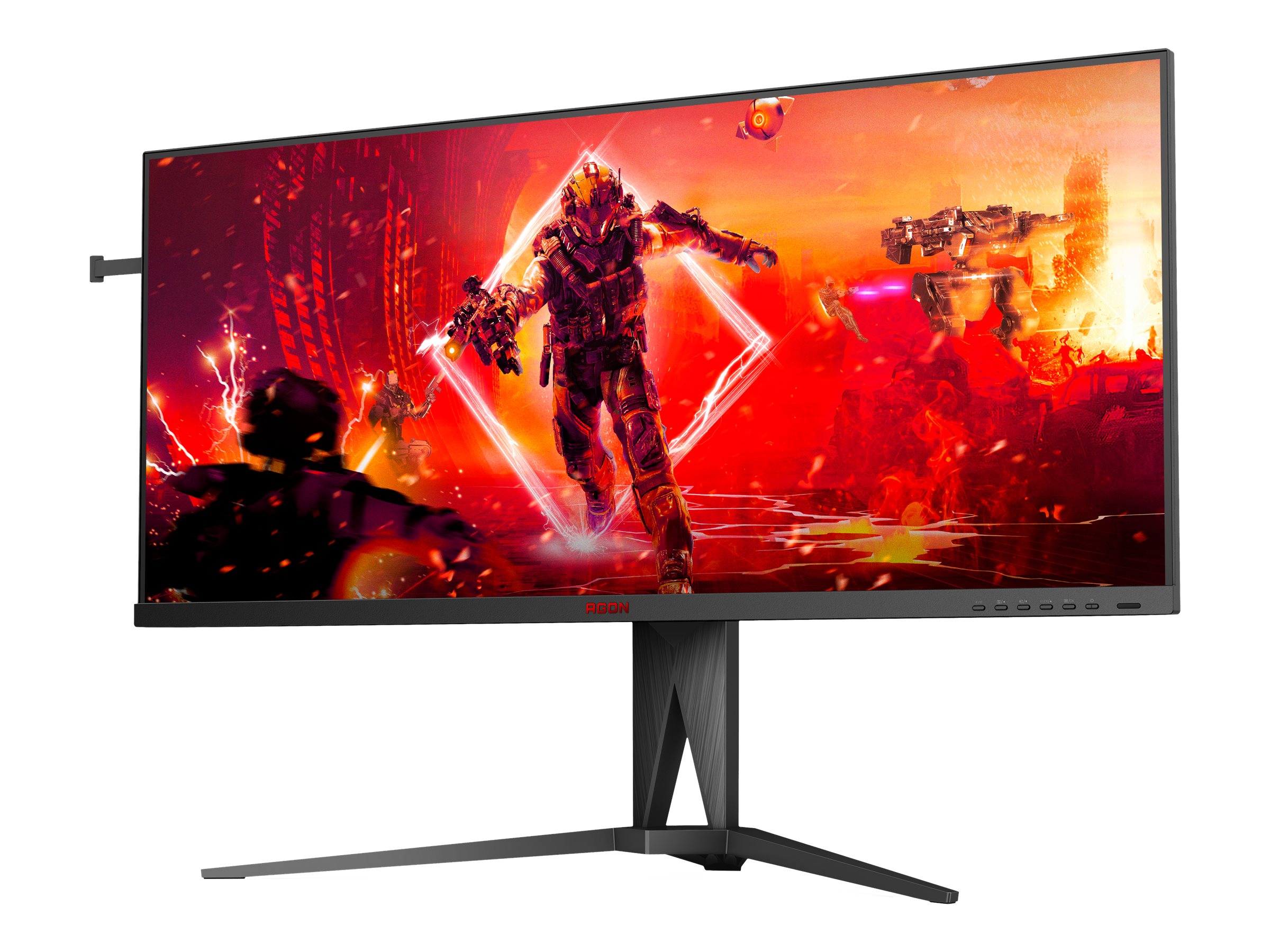 AOC | AG405UXC | IPS | WQHD | 21:9 | 144 Hz | 1 ms | 3440 x 1440 pixels | 350 cd/m² | HDMI ports quantity 2 | Black - Image 4