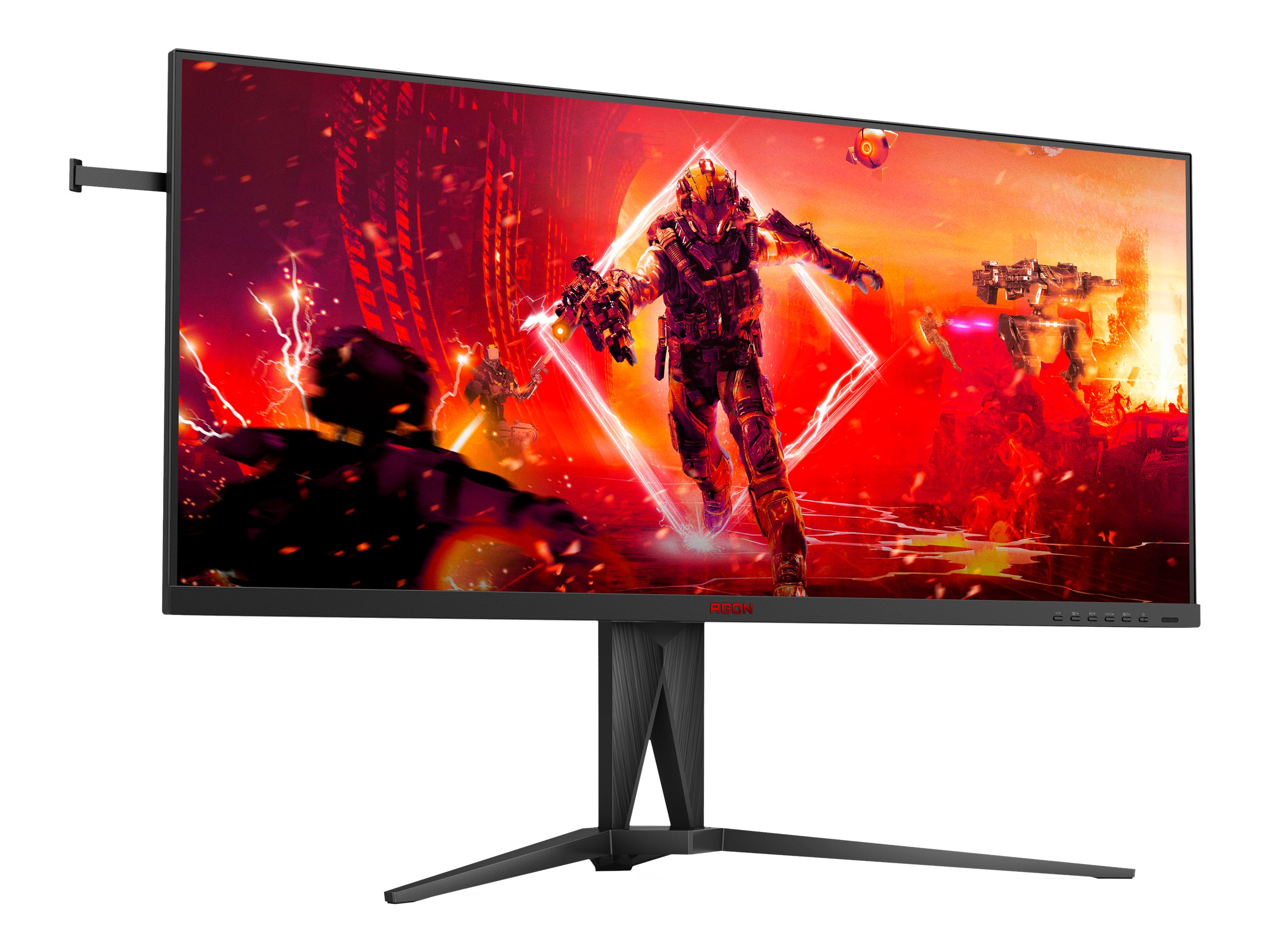 AOC | AG405UXC | IPS | WQHD | 21:9 | 144 Hz | 1 ms | 3440 x 1440 pixels | 350 cd/m² | HDMI ports quantity 2 | Black - Image 5