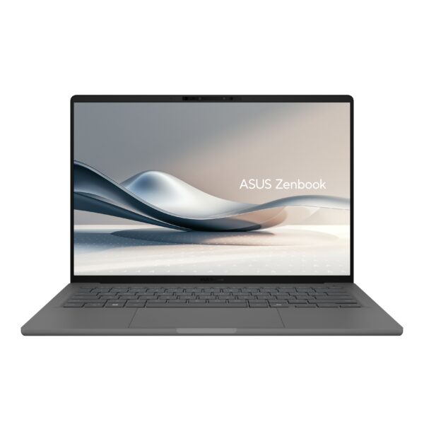 Asus | Zenbook A14 UX3407RA-QD010W | Iceland Gray | 14 " | OLED | WUXGA | 1920 x 1200 pixels | 60 Hz | Glossy | Snapdragon X Elite | X1E 78 100 | 32 GB | LPDDR5X | Solid-state drive capacity 1000 GB | Qualcomm Adreno GPU | Windows 11 Home | 802.11be | Bluetooth version 5.4 | Keyboard language US international | Keyboard backlit | Warranty 24 month(s) | Battery warranty 12 month(s)