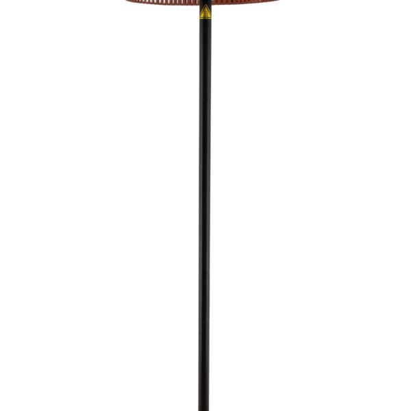TunaBone Electric Standing Patio Heater, Double clear halogen heating lamps | TB1821SH-01 | Patio heater | 2100 W | Black