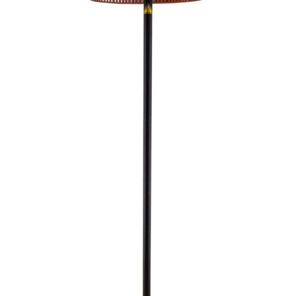 TunaBone Electric Standing Patio Heater, Double clear halogen heating lamps | TB1821SH-01 | Patio heater | 2100 W | Black