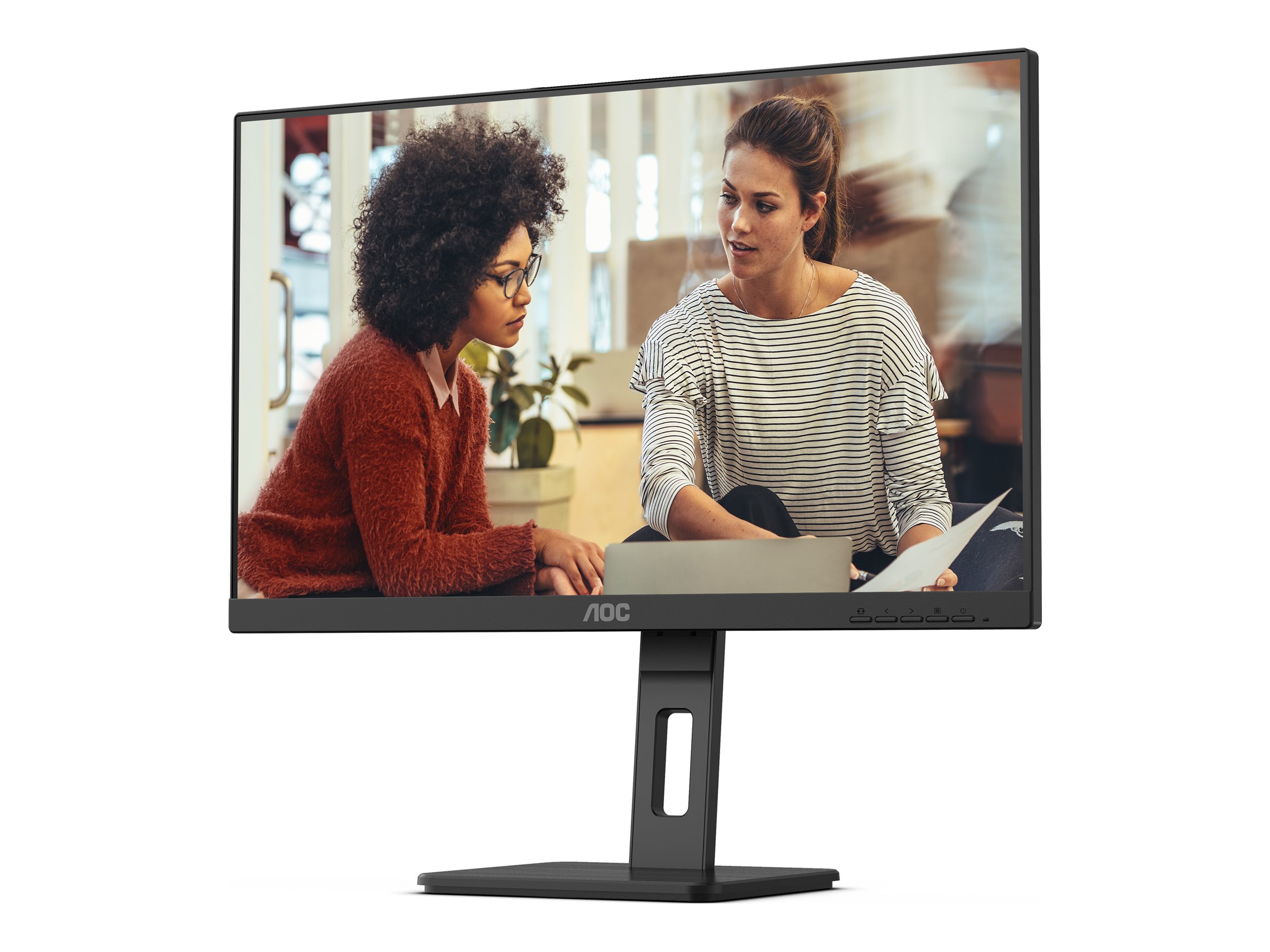 AOC | 24E3QAF | 23.8 " | IPS | FHD | 16:9 | 75 Hz | 4 ms | 1920 x 1080 pixels | 300 cd/m² | HDMI ports quantity 1 | Black - Image 3