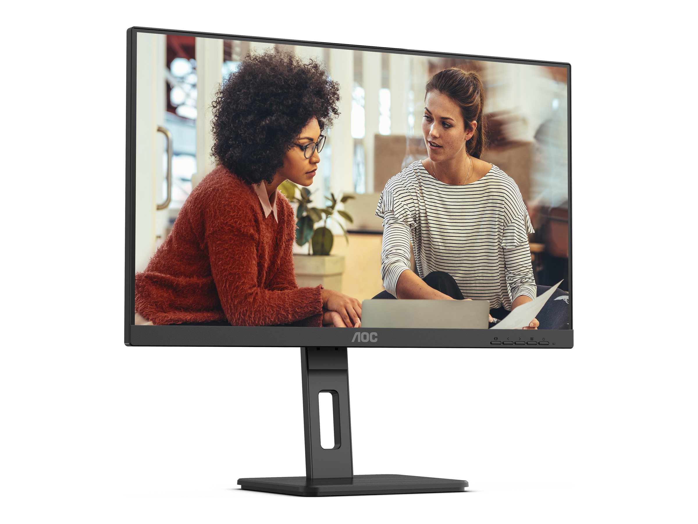 AOC | 24E3QAF | 23.8 " | IPS | FHD | 16:9 | 75 Hz | 4 ms | 1920 x 1080 pixels | 300 cd/m² | HDMI ports quantity 1 | Black - Image 6