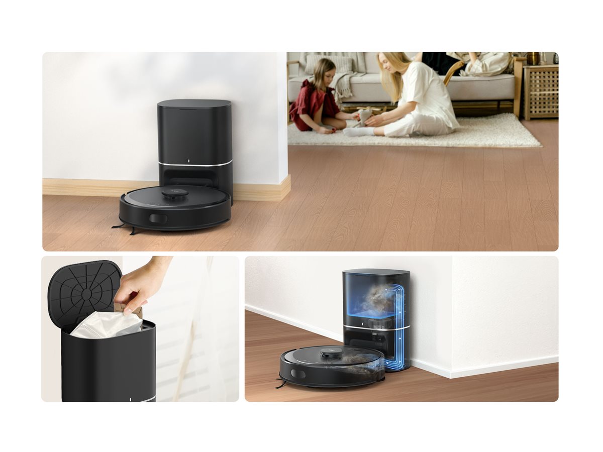 TP-LINK Hyper Suction Robot Vacuum and Mop | Tapo RV30 Max Plus | Wet&Dry | 2600 mAh | Dust capacity 3 L | 5300 Pa | Black - Image 11