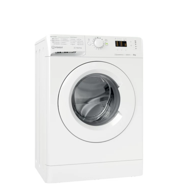 INDESIT | Washing Machine | MTWSA 61294 W EE | Energy efficiency class C | Front loading | Washing capacity 6 kg | 1200 RPM | Depth 42.5 cm | Width 59.5 cm | Display | LED | White
