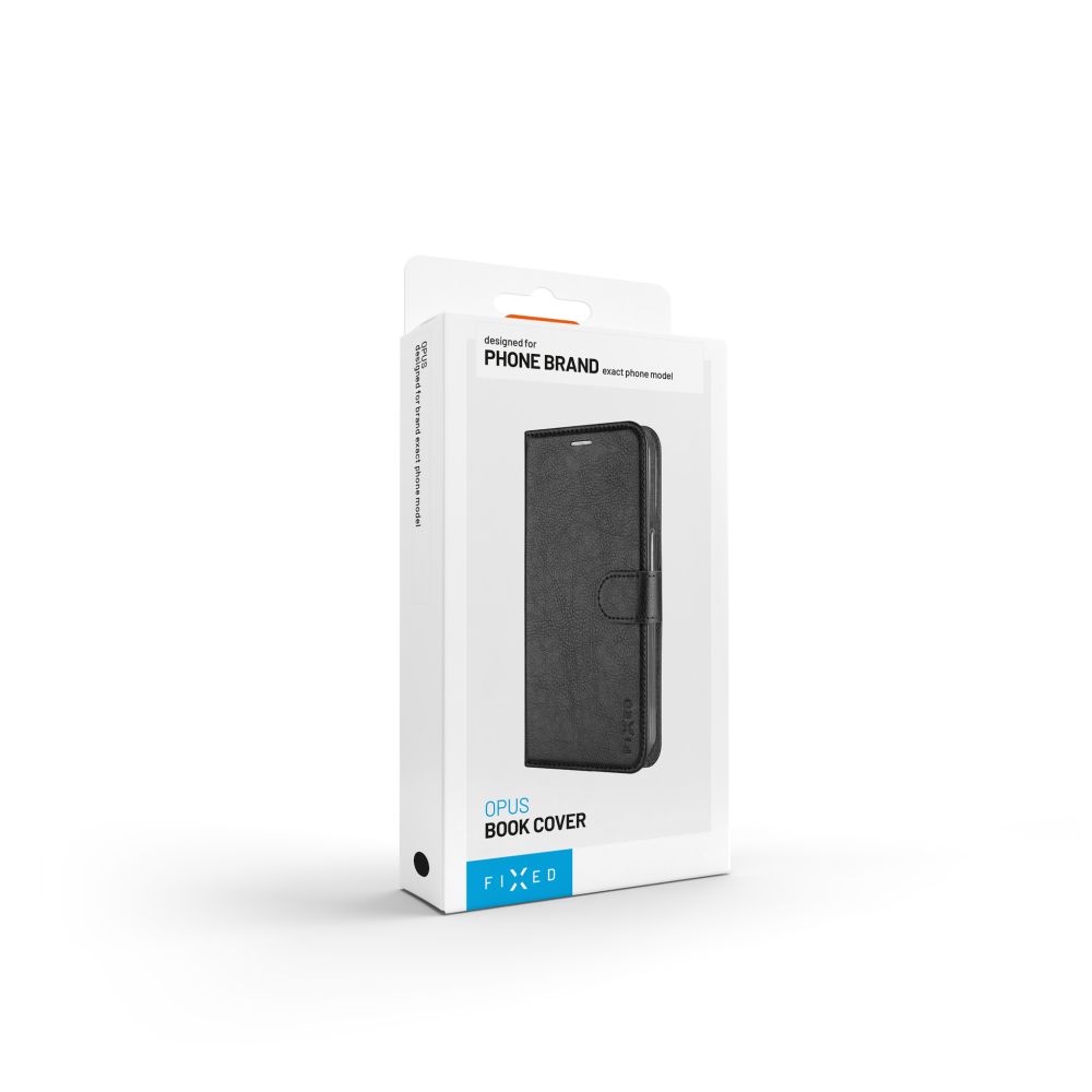 Fixed Opus | Book Case | Xiaomi | Redmi Note 14 5G | Leather | Black - Image 5