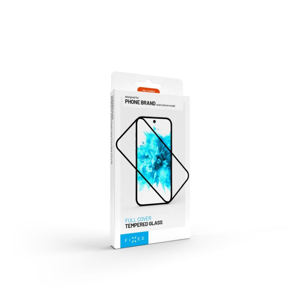 Fixed Screen Protector | Xiaomi | Redmi Note 14 5G | Tempered Glass | Black | Full Cover - Image 3