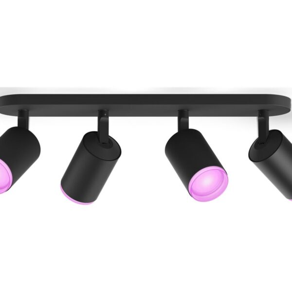 Philips Hue WCA Fugato Spotlight | GU10 | 4x5.7 W | 2000-6500 Hue White Colour Ambiance