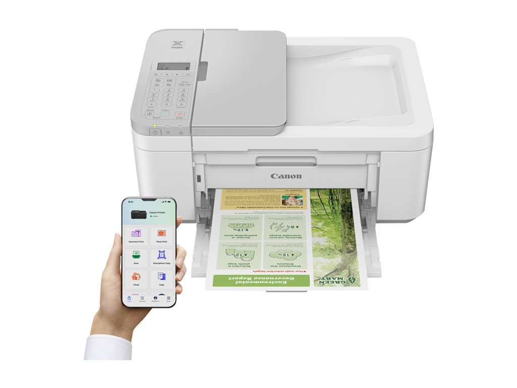 Canon PIXMA TR4756i | Inkjet | Colour | Multifunction printer | A4/Legal | Wi-Fi | White - Image 5
