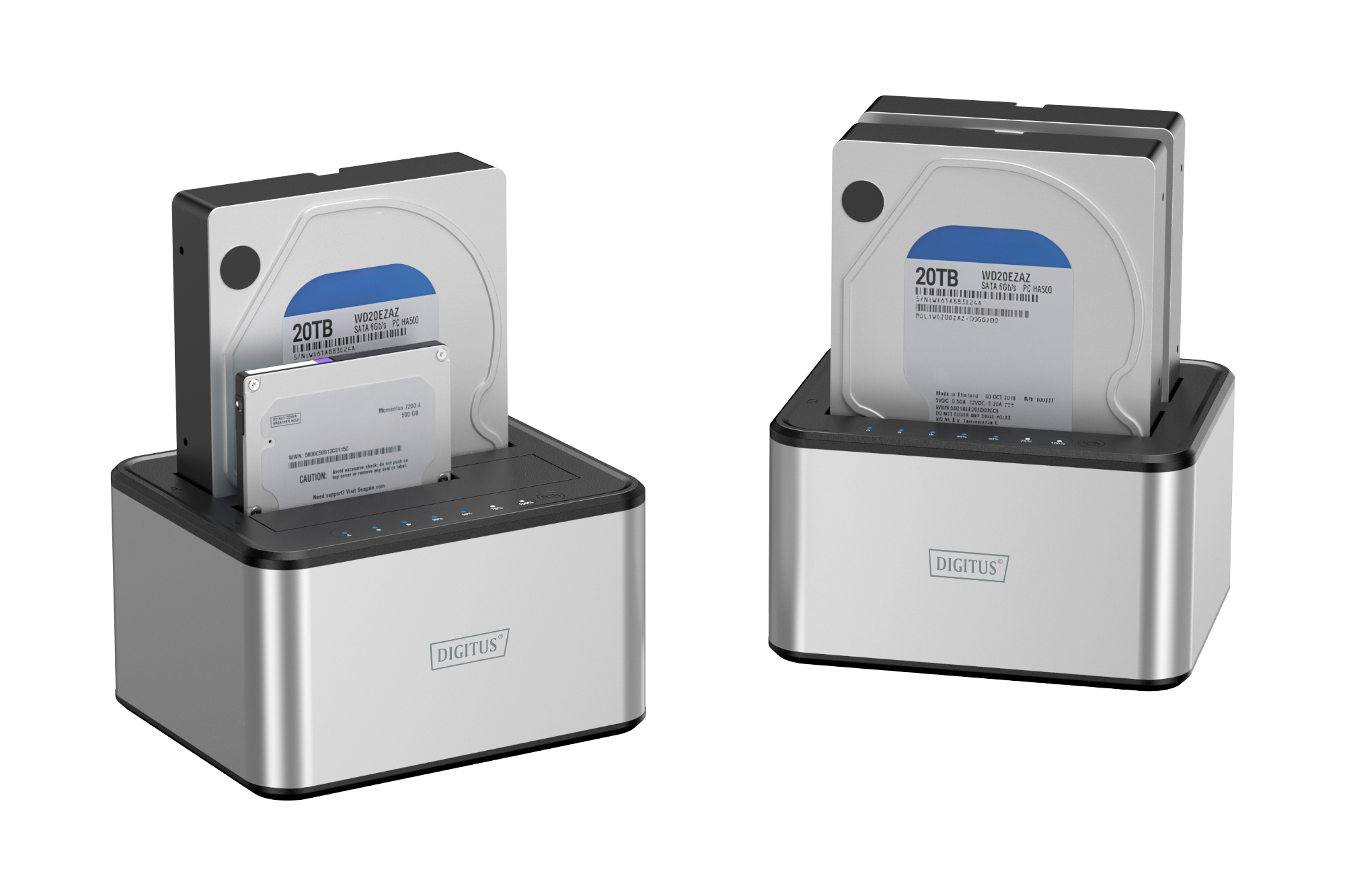 Digitus USB 3.0 dual SATA HDD Docking Station 2.5"/3.5" - Image 6