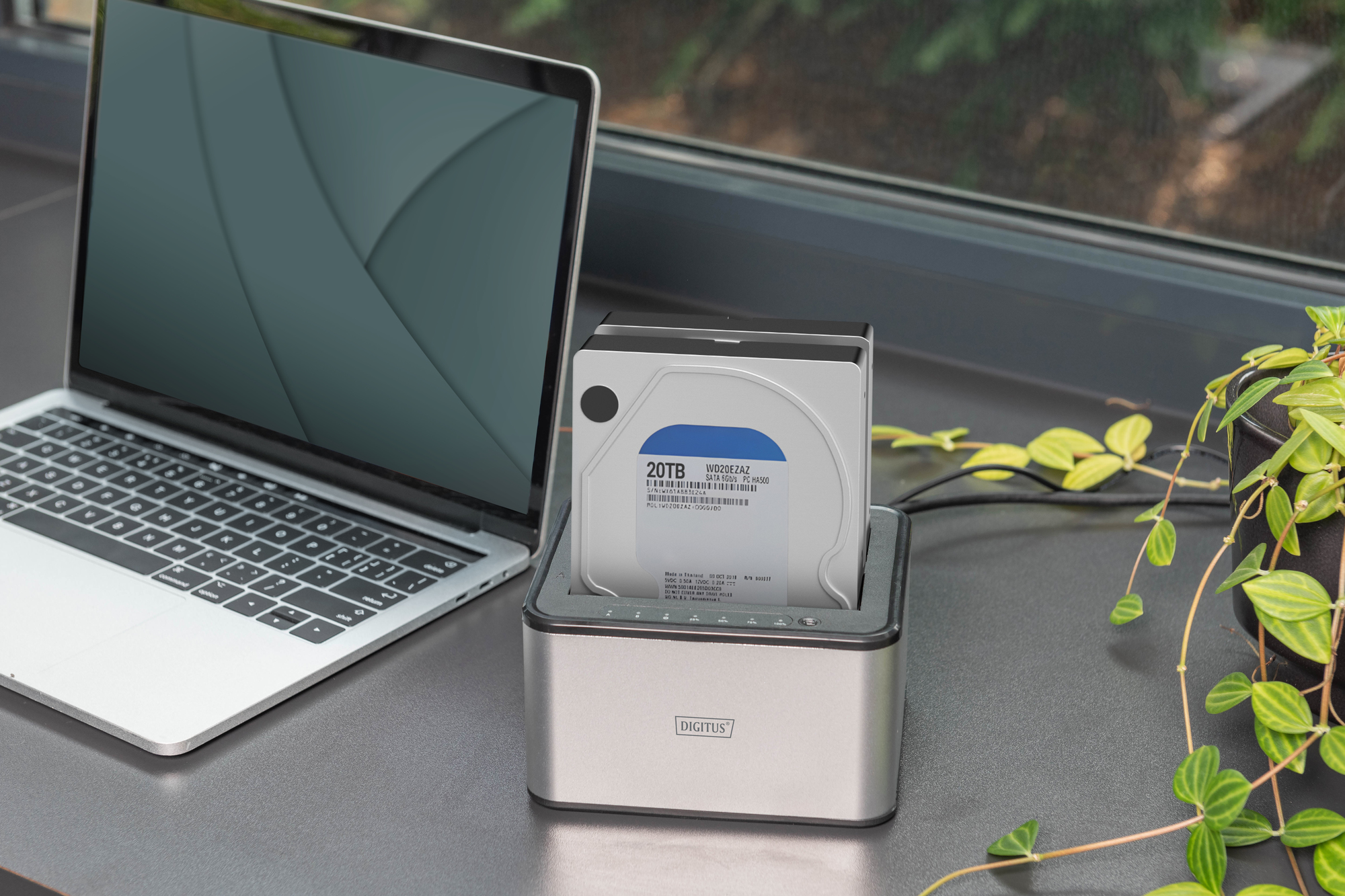 Digitus USB 3.0 dual SATA HDD Docking Station 2.5"/3.5" - Image 7