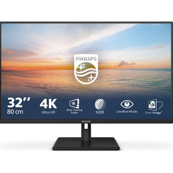Philips | 32E1N1800LA/00 | 31.5 " | VA | 16:9 | 60 Hz | 4 ms | 3840 x 2160 pixels | 300 cd/m² | HDMI ports quantity 2