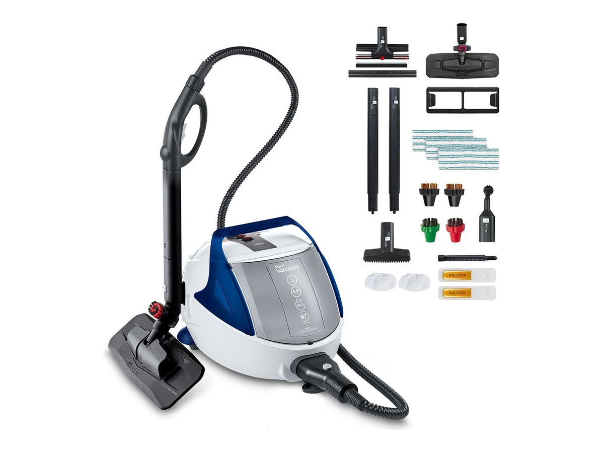 Polti | Steam cleaner | PTEU0313 Vaporetto Pro 100 Eco Power | Power 1900 W | Steam pressure 5.5 bar | Water tank capacity 2 L | White/Blue - Image 2