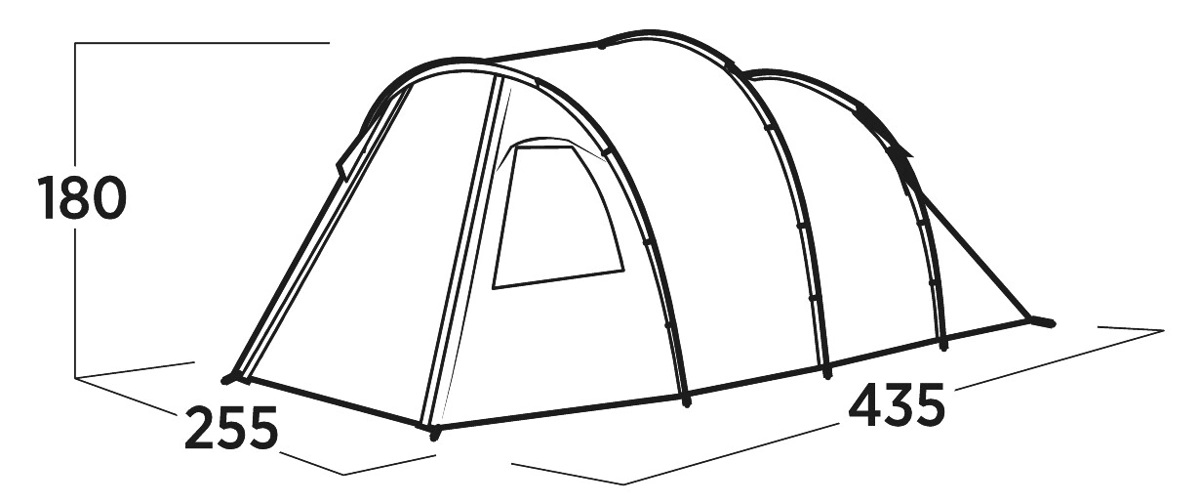 Easy Camp Family tent | Hidra 4 | 4 person(s) | Green - Image 5