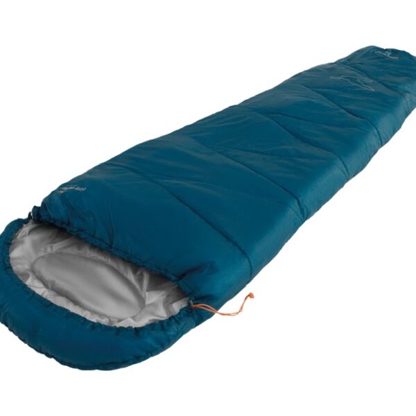 Easy Camp Starling Mummy Blue 8°C | Sleeping Bag | 210 x 75 x 50 cm | -5 to 12 °C | Two-way open-end, autolock