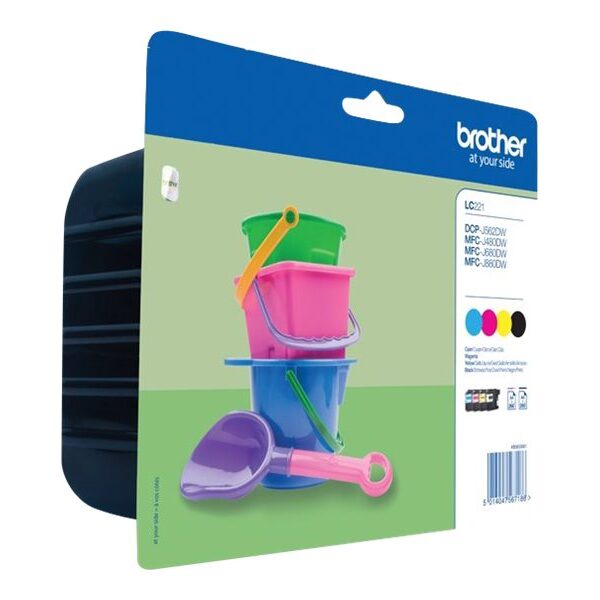 Brother LC221VALBP, Multipack Value Ink Cartridge | Brother