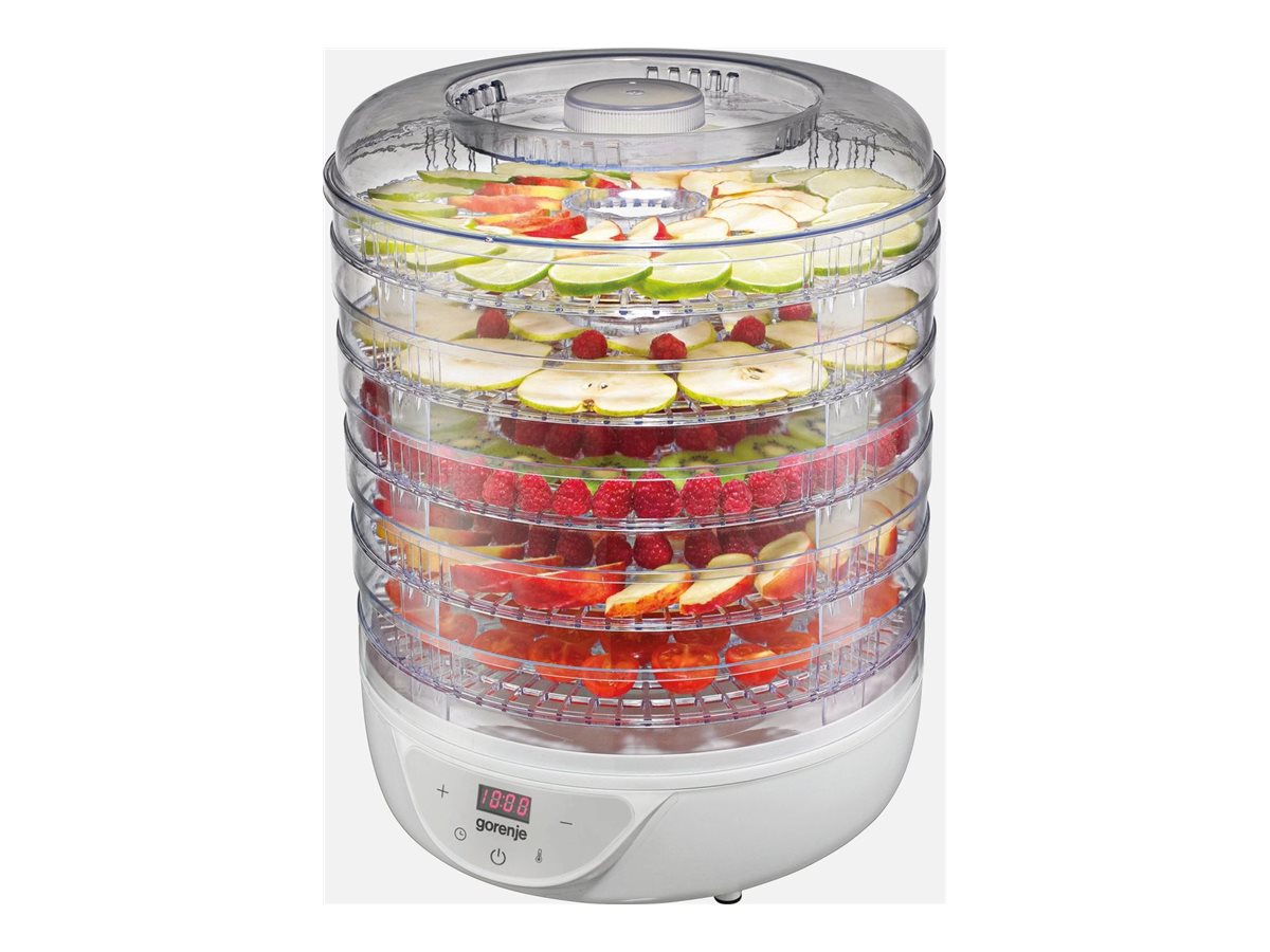 Gorenje | Food Dryer | FDK24DW | Power 380 W | Number of trays 5 | Temperature control | Integrated timer | White - Image 2