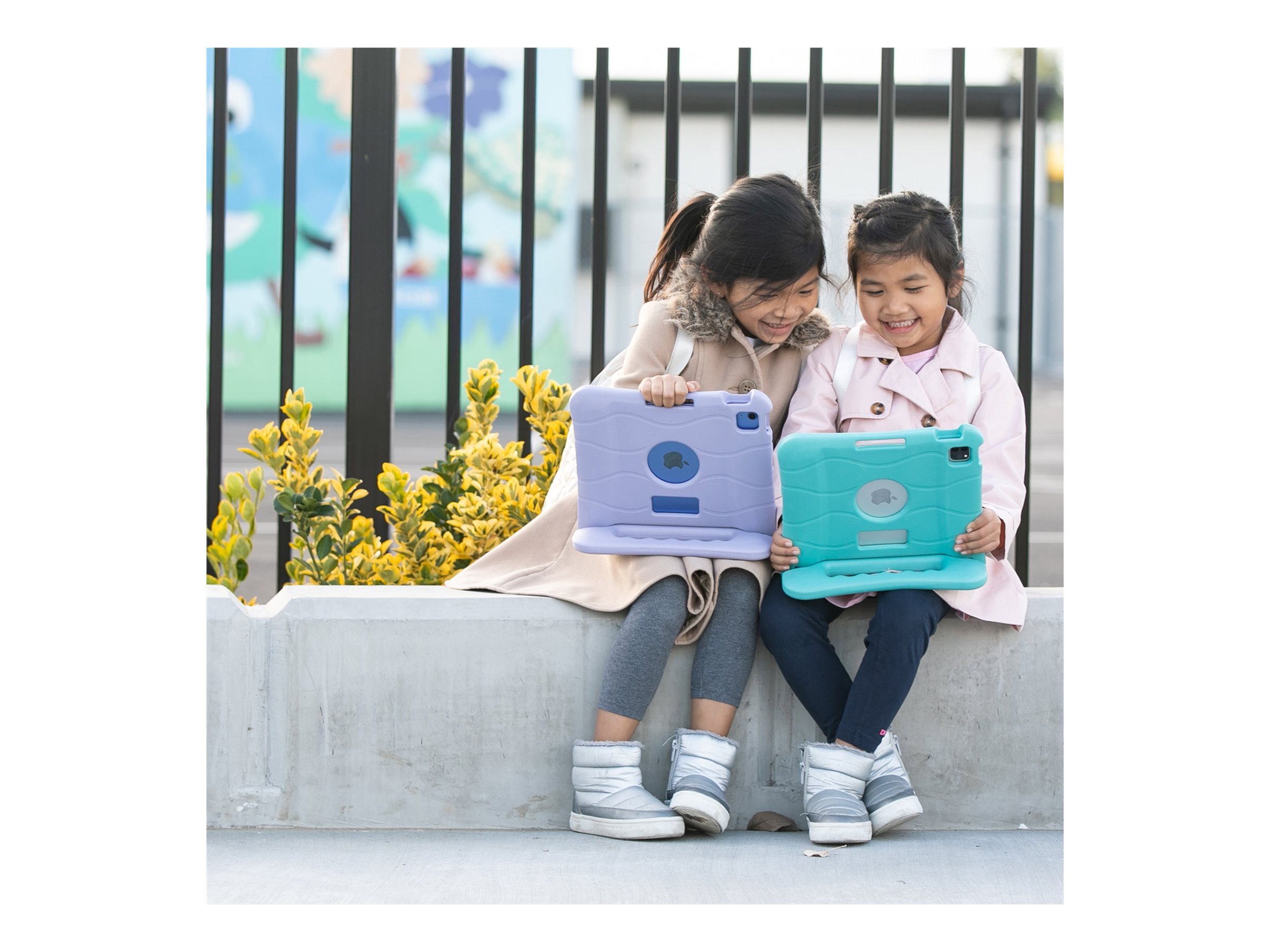 Targus Kid’s Antimicrobial Case | Tablet case | For iPad Air 11-inch (M2), iPad 10.9-inch (10th gen), iPad Air 10.9-inch (5th and 4th gen), and iPad Pro 11-inch (4th, 3rd, 2nd, and 1st gen) | Purple - Image 9