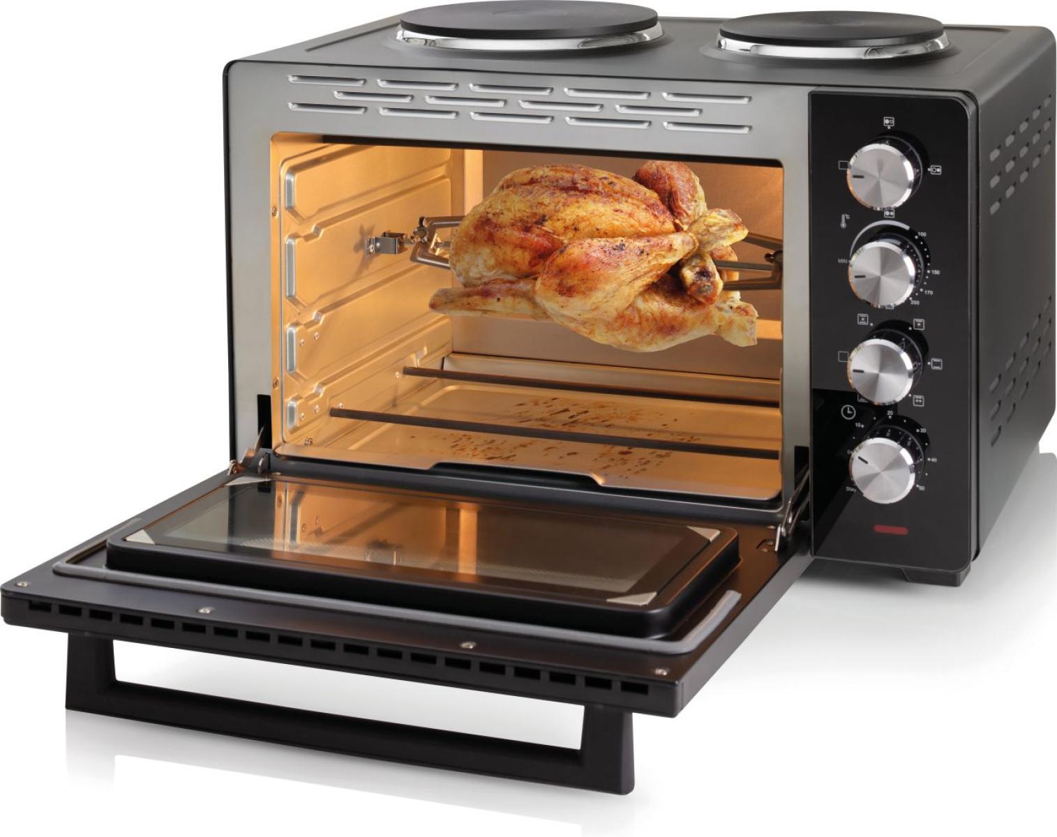Gorenje | Mini Oven | OM30GBX | 30 L | Number of burners/cooking zones 2 | 1600 W | Black - Image 3
