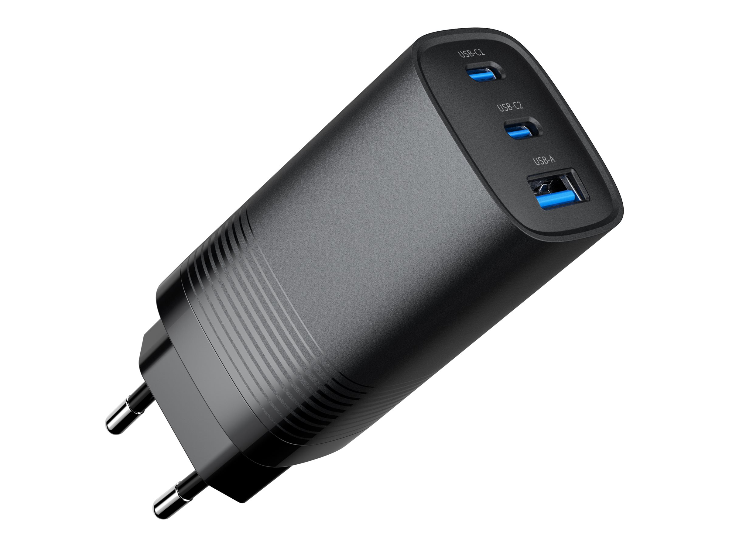 Cablexpert 3-port 65 W GaN USB PowerDelivery fast charger | TA-UC-PDQC65-01-BK - Image 2