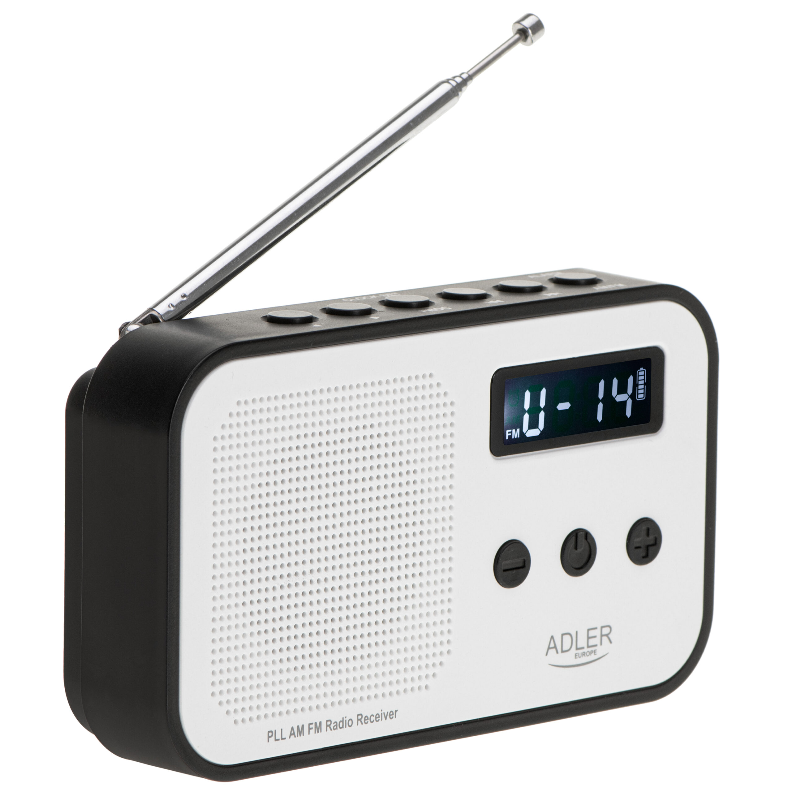 Adler | Digital radio PLL AM/FM | AD 1907 | Alarm function | White/Black - Image 6