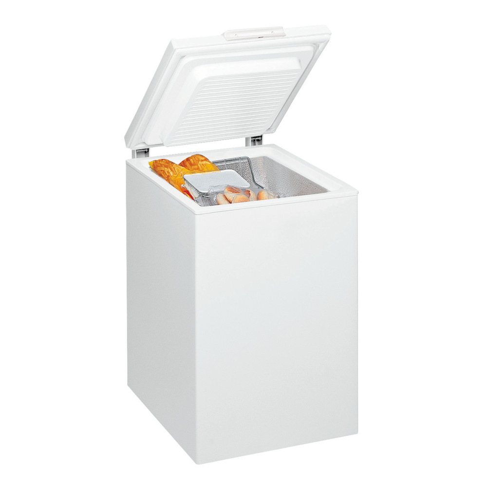 Whirlpool Freezer | WH1410 E2 2 | Energy efficiency class E | Upright | Free standing | Height 86.5 cm | Total net capacity 132 L | White - Image 3