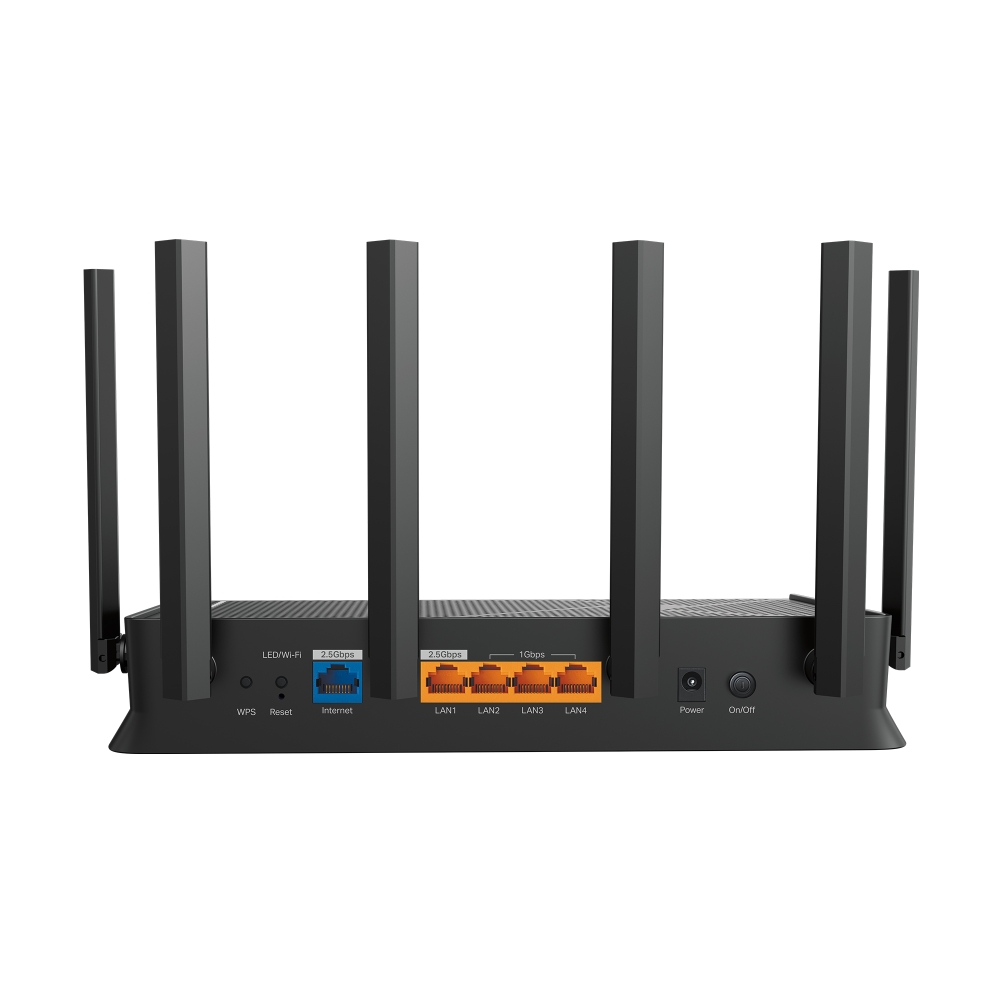 TP-LINK Archer BE400 BE6500 Dual-Band Wi-Fi 7 Router | 802.11ax | Ethernet LAN (RJ-45) ports 4 | Mesh Support Yes | MU-MiMO Yes | No mobile broadband | Antenna type External - Image 3