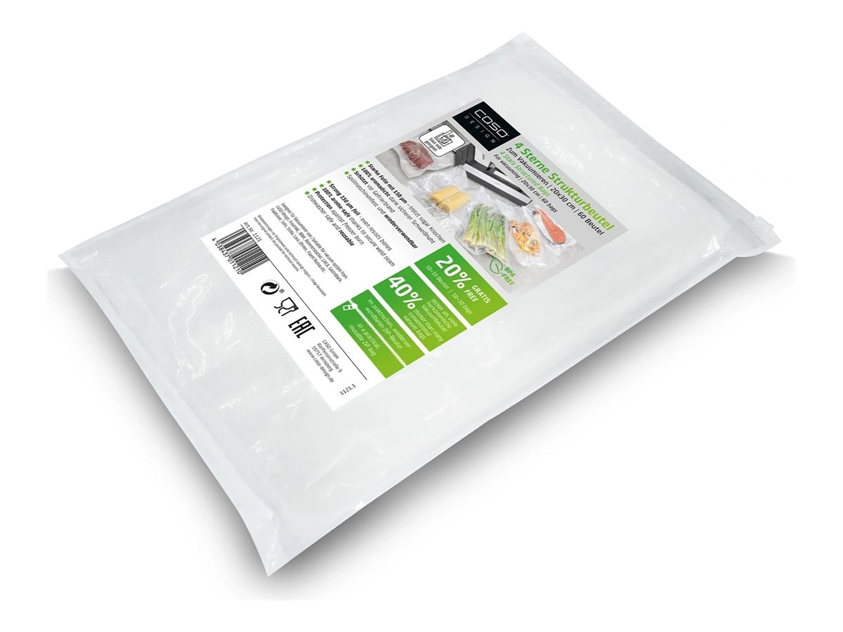 Caso | 4 Stars Structured Bags 20x30 cm | 60 pcs - Image 2