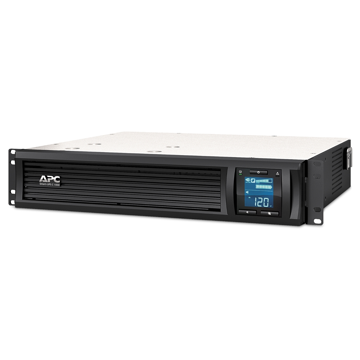 Schneider Electric APC Smart-UPS C, Rackmount 2U, 4x IEC C13 outlets, SmartConnect port, USB and serial communication, AVR, graphic LCD | SMC1000I-2UC | 1000 VA | 600 W | 230 V