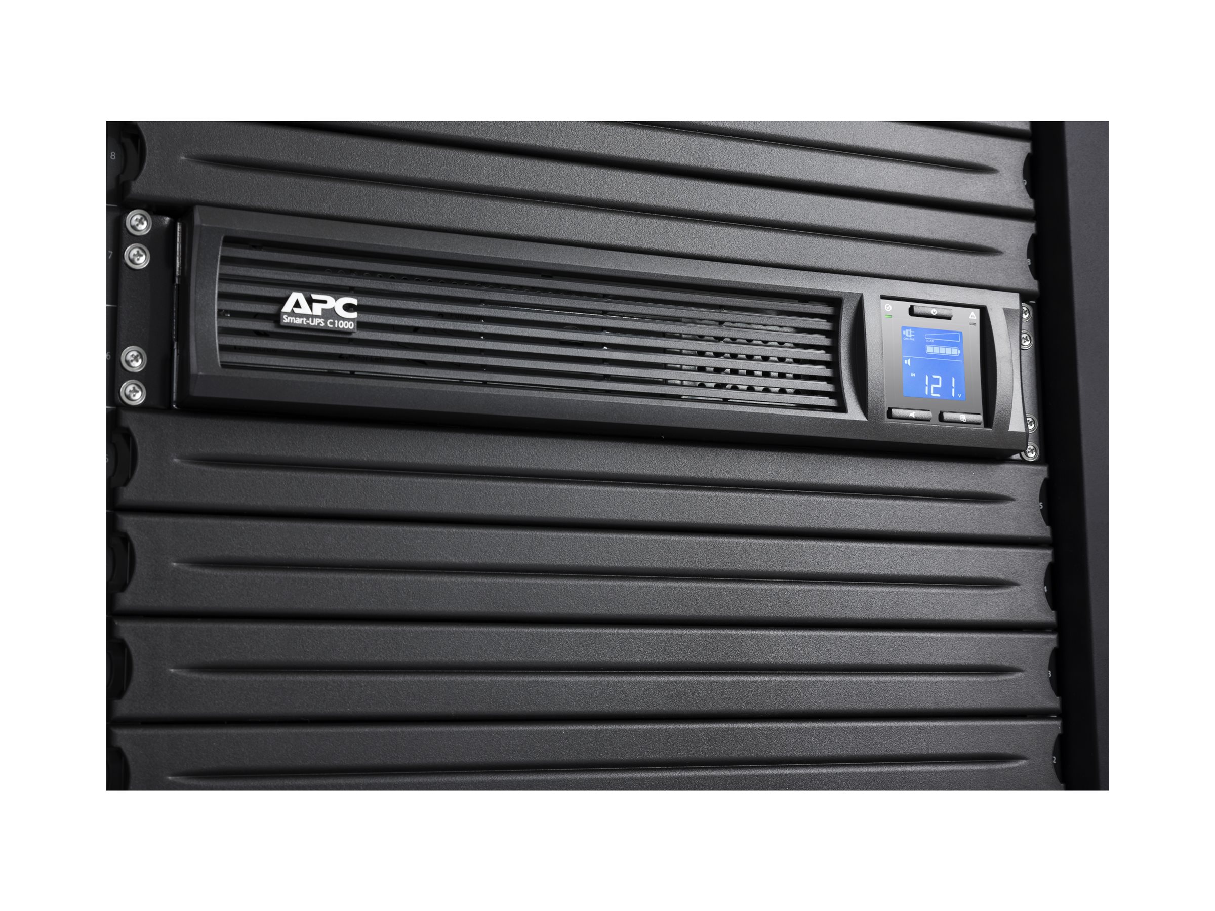 Schneider Electric APC Smart-UPS C, Rackmount 2U, 4x IEC C13 outlets, SmartConnect port, USB and serial communication, AVR, graphic LCD | SMC1000I-2UC | 1000 VA | 600 W | 230 V - Image 9