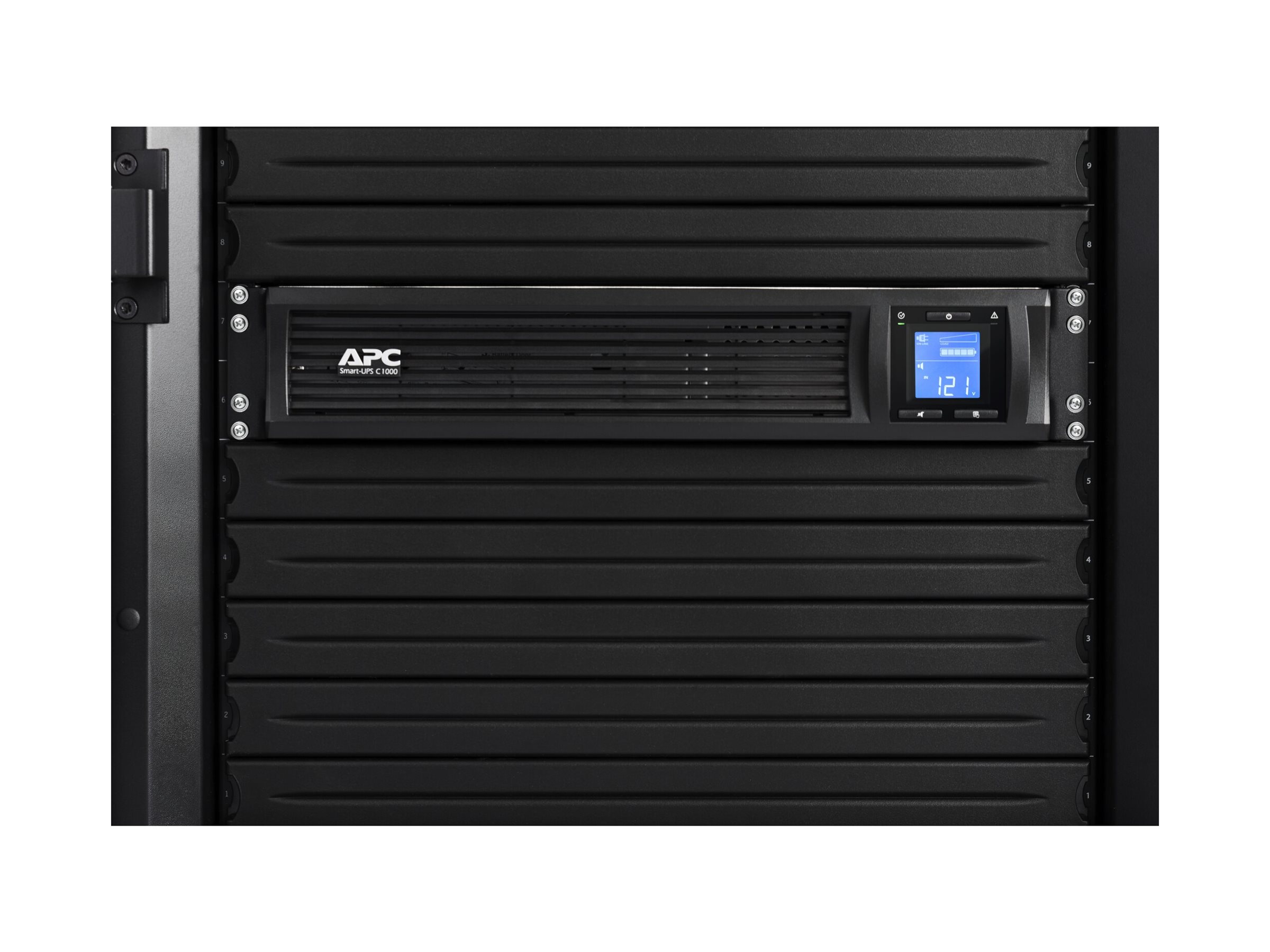 Schneider Electric APC Smart-UPS C, Rackmount 2U, 4x IEC C13 outlets, SmartConnect port, USB and serial communication, AVR, graphic LCD | SMC1000I-2UC | 1000 VA | 600 W | 230 V - Image 10