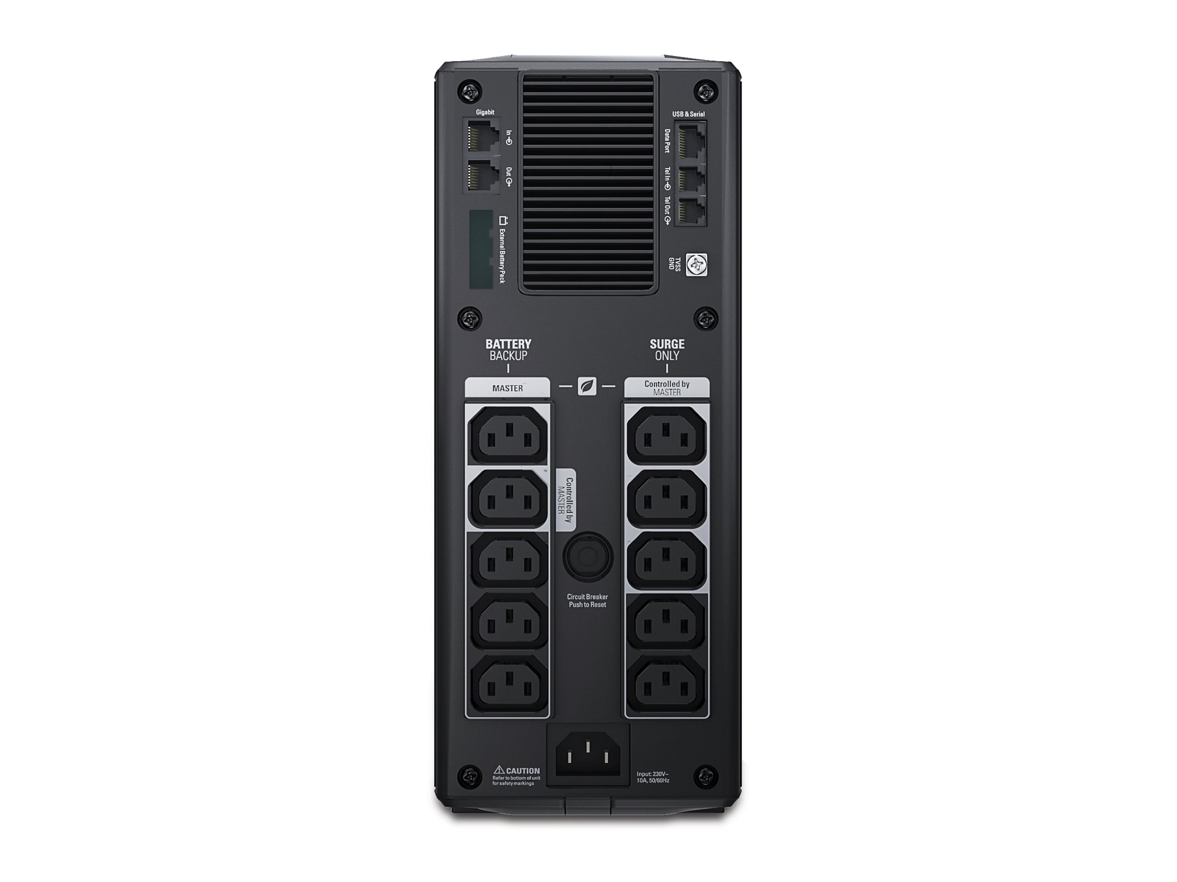 Schneider Electric APC Back-UPS Pro, Tower, 10x IEC C13 outlets, AVR, LCD, user-replaceable battery | BR1500GI | 1500 VA | 865 W | 230 V - Image 5