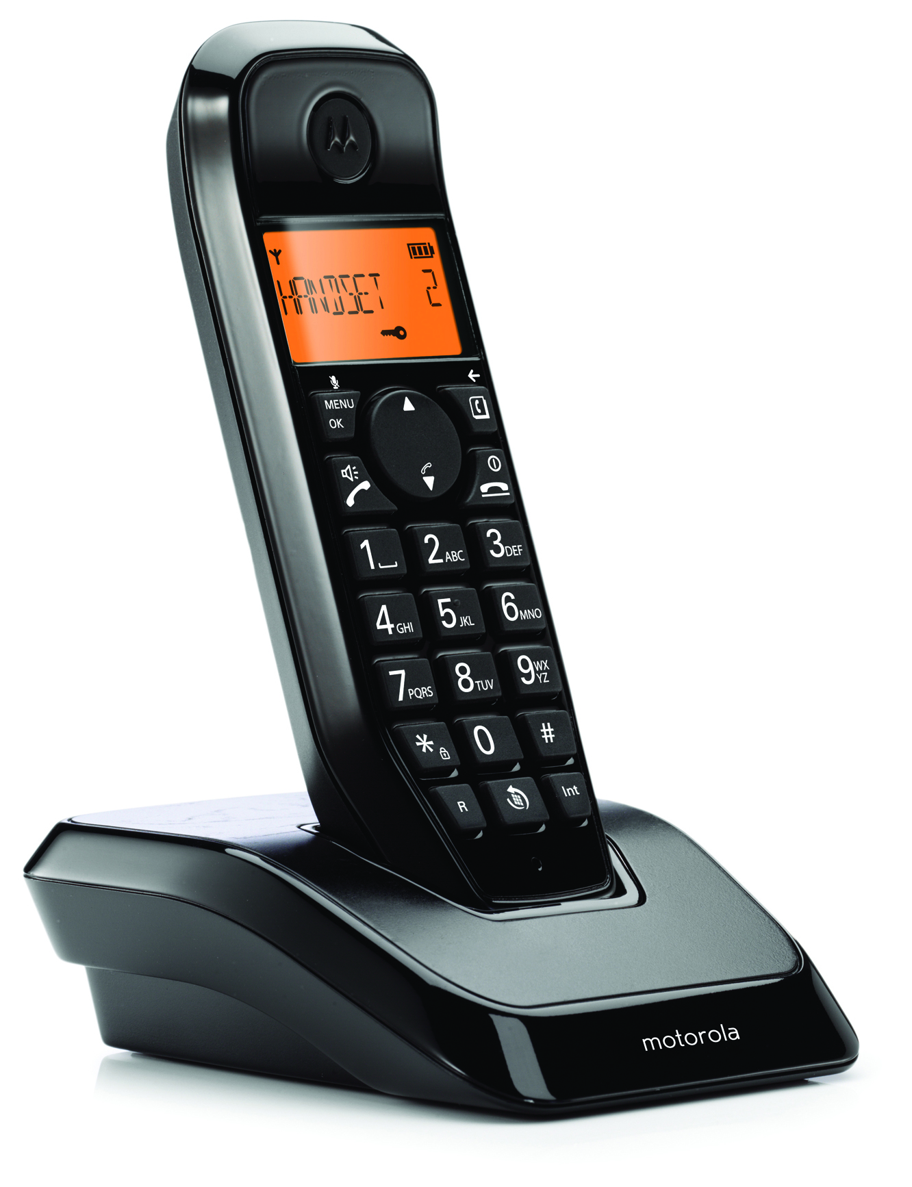 Motorola Digital Cordless Telephone | S1201B | Built-in display | Black - Image 3