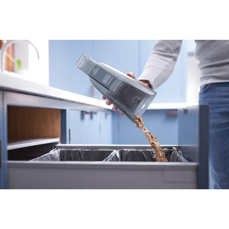 BLACK & DECKER | Vacuum Cleaner | BCHV001B-XJ | Cordless operating | Handstick | 18 V | Operating time (max) 12 min | Grey - Image 7