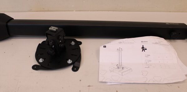 SALE OUT. EDBAK PMV300 Universal Projector Ceiling Mount | SALE OUT. EDBAK | Projector Ceiling mount | PMV300 | Horizontal adjustment | Maximum weight (capacity) 30 kg | DAMAGED PACKAGING, USED, SCRATCHED, MISSING SREWS | Black