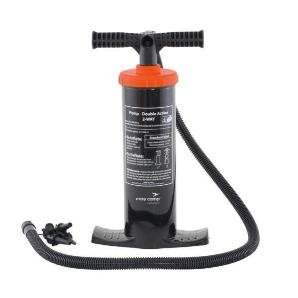 Easy Camp Double Action Pump Manual Air Pump for Quick Inflation | 1.4 L