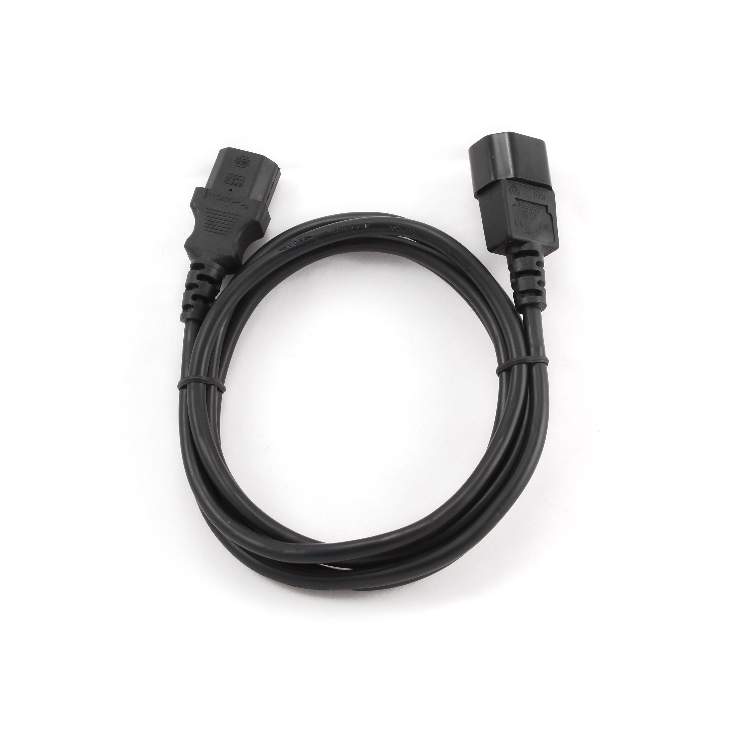 Cablexpert | PC-189-VDE power extension cable 1.8 meter | Black C14 coupler | C14 coupler - Image 3