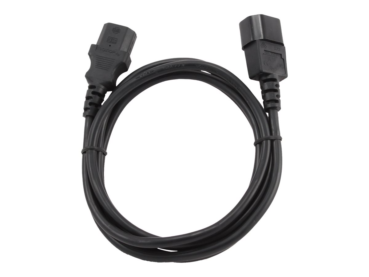 Cablexpert | PC-189-VDE power extension cable 1.8 meter | Black C14 coupler | C14 coupler - Image 4